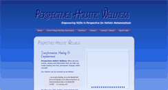 Desktop Screenshot of perspectivesholistic.com